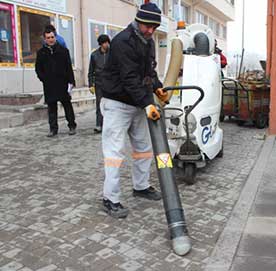 Vakumlu Portatif Temizlik Araçları Belediyemiz Temizlik Hizmetlerinde Kullanıma Başladı