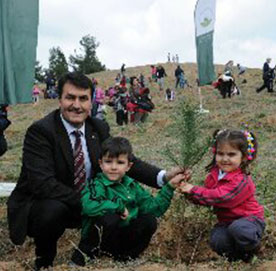 2013 yılı Fidan Dikim Sezonunun Startı Verildi