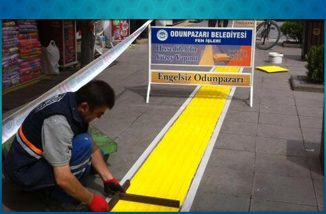 Odunpazarı Belediyesinden Görme Engelliler İçin Büyük Hizmet