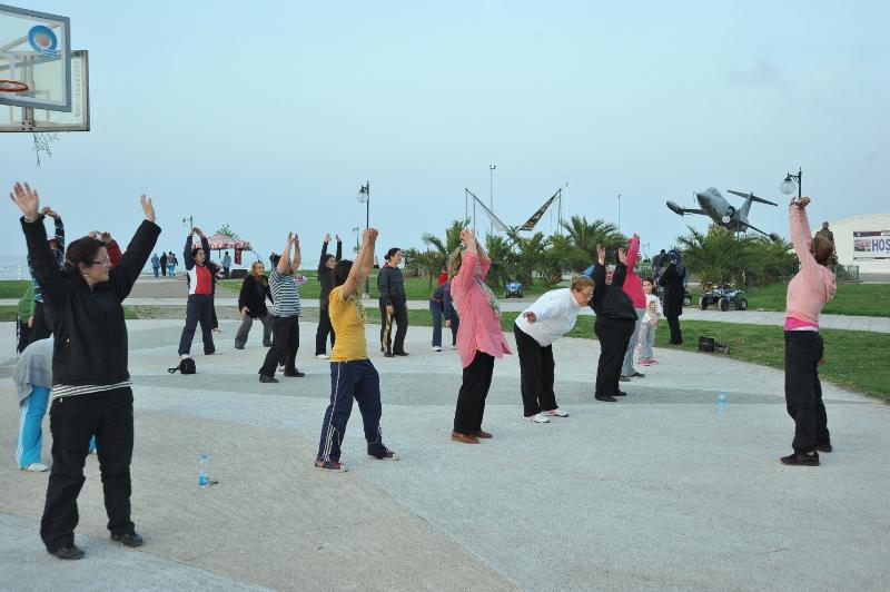 Ordu Belediyesince yaz aylarında sürdürülen Sağlıklı Yaşam İçin Spor aktivitesi start alıyor.