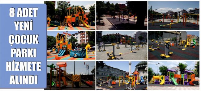 Balçova Belediyesi'nden 8 adet yeni çocuk parkı hizmete alındı