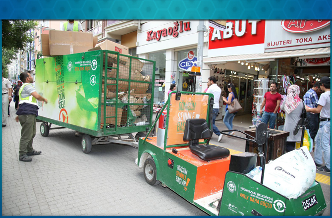 6 ayda 4 bin 290 ton ambalaj atığı toplandı