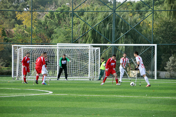 İstanbulun Tek Ampute Futbol Sahası