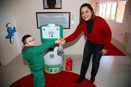 En çok atık pil getirenler ödüllendirildi