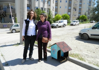 Mudanya Belediyesi'nden kedi evi!