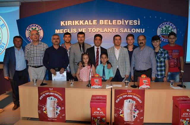 615 kg Atık Pil Toplandı