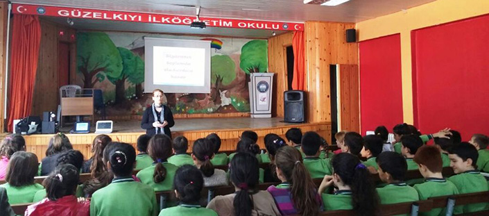 Çocuklara sigaranın zararları anlatıldı