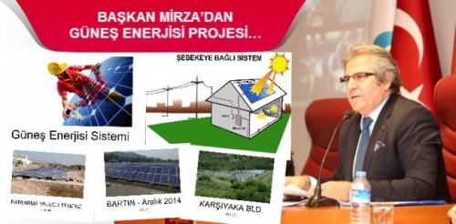 Başkan Mirza'dan Güneş Enerjisi Projesi