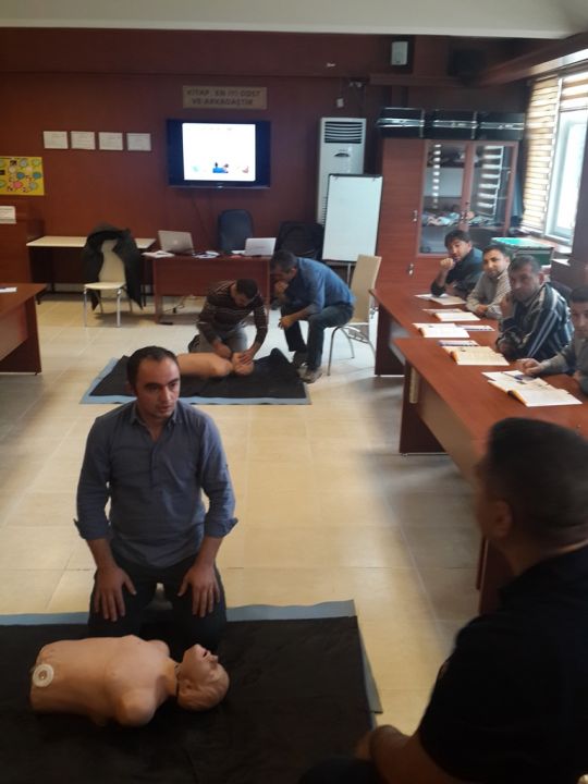 Belediye Personeli İlk Yardım Eğitimlerini Aldı