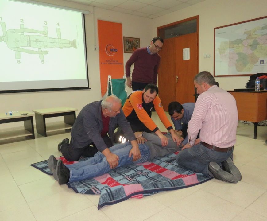Belediye Personeli Arama Kurtarma Eğitimlerini Aldı