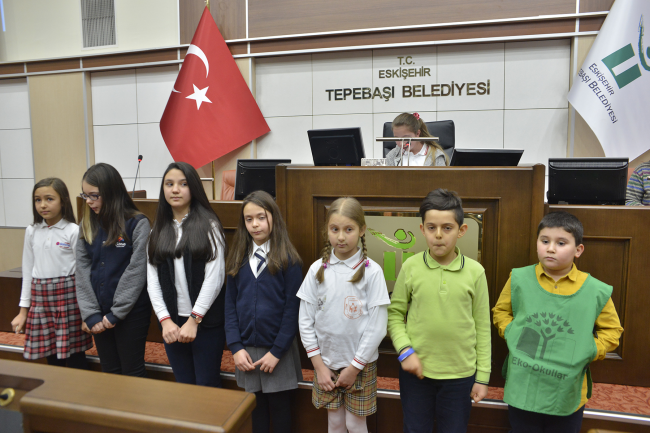 Çevre Çocuk Meclisi 8. Dönem Başkanını Seçti
