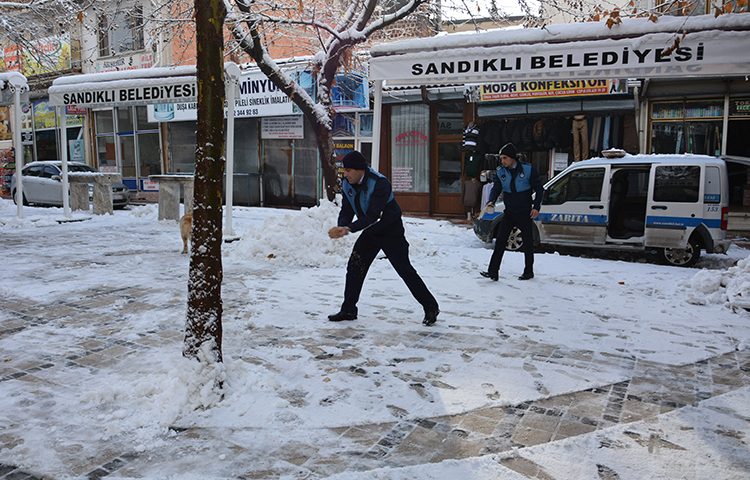 Sandıklı Belediyesi, Sokak Hayvanları İçin Yemleme Çalışması Yapıyor
