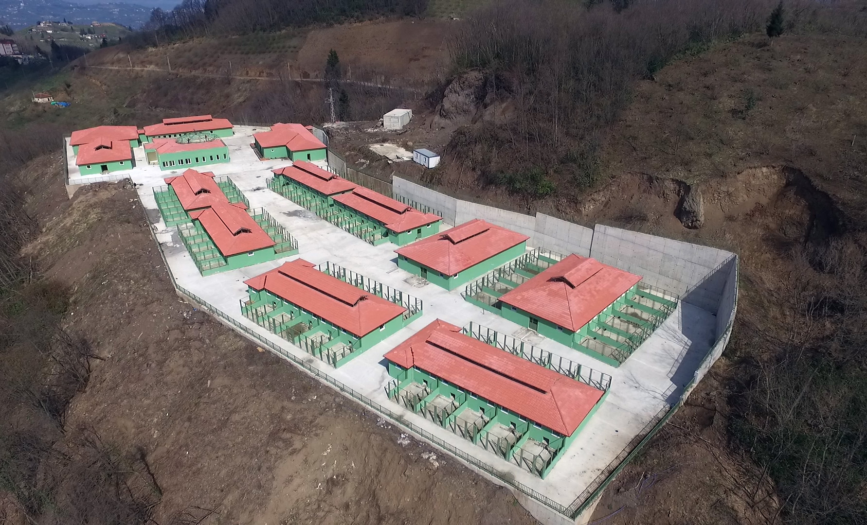 Doğal Yaşam Alanı ve Hayvan Bakım Merkezi büyük oranda tamamlandı