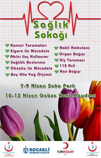 İzmit ve Gebze’de Sağlık Sokağı Kuruluyor