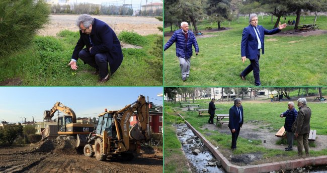 Hürriyet Parkı Ve Ziraat Bahçesi Yenileniyor