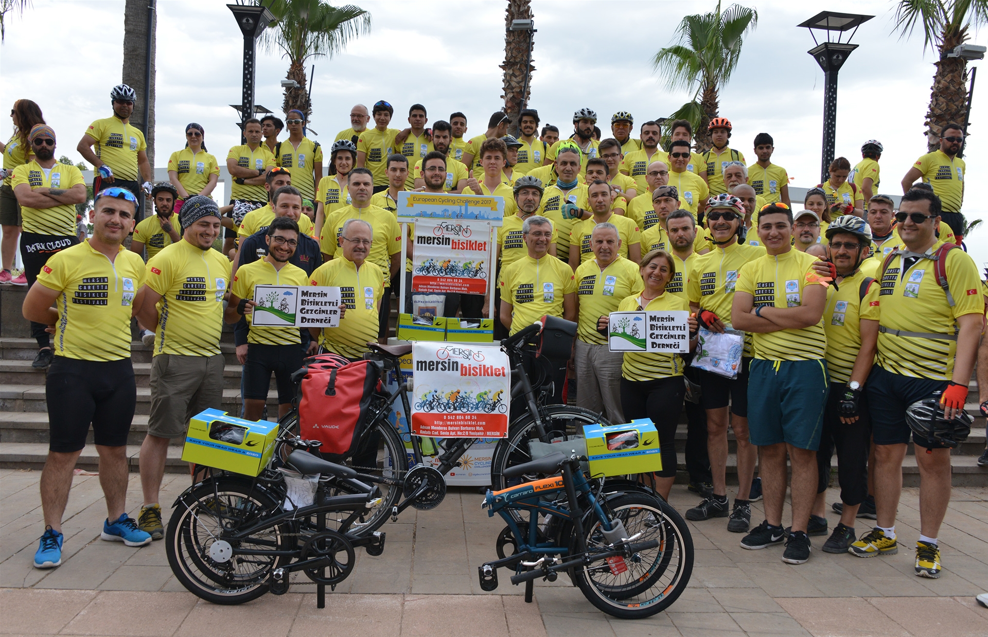 4. Mersin Caretta Bisiklet Festivali Başladı