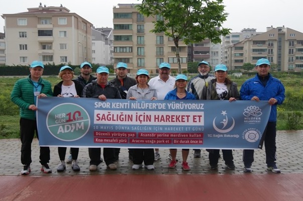 Sağlık İçin 10 Bin Adım Attılar
