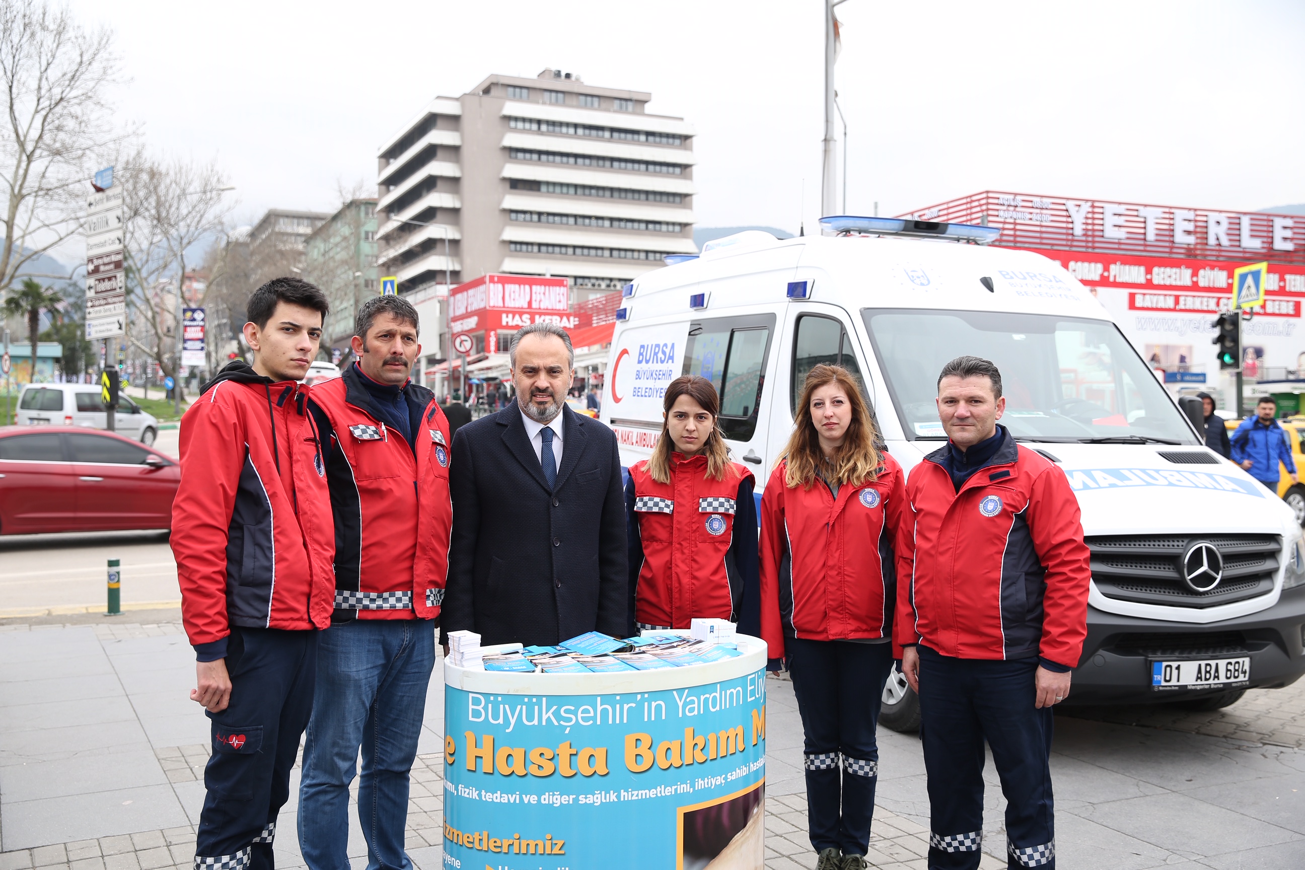 Sağlık Bursa Büyükşehir’le Ayağınıza Geliyor