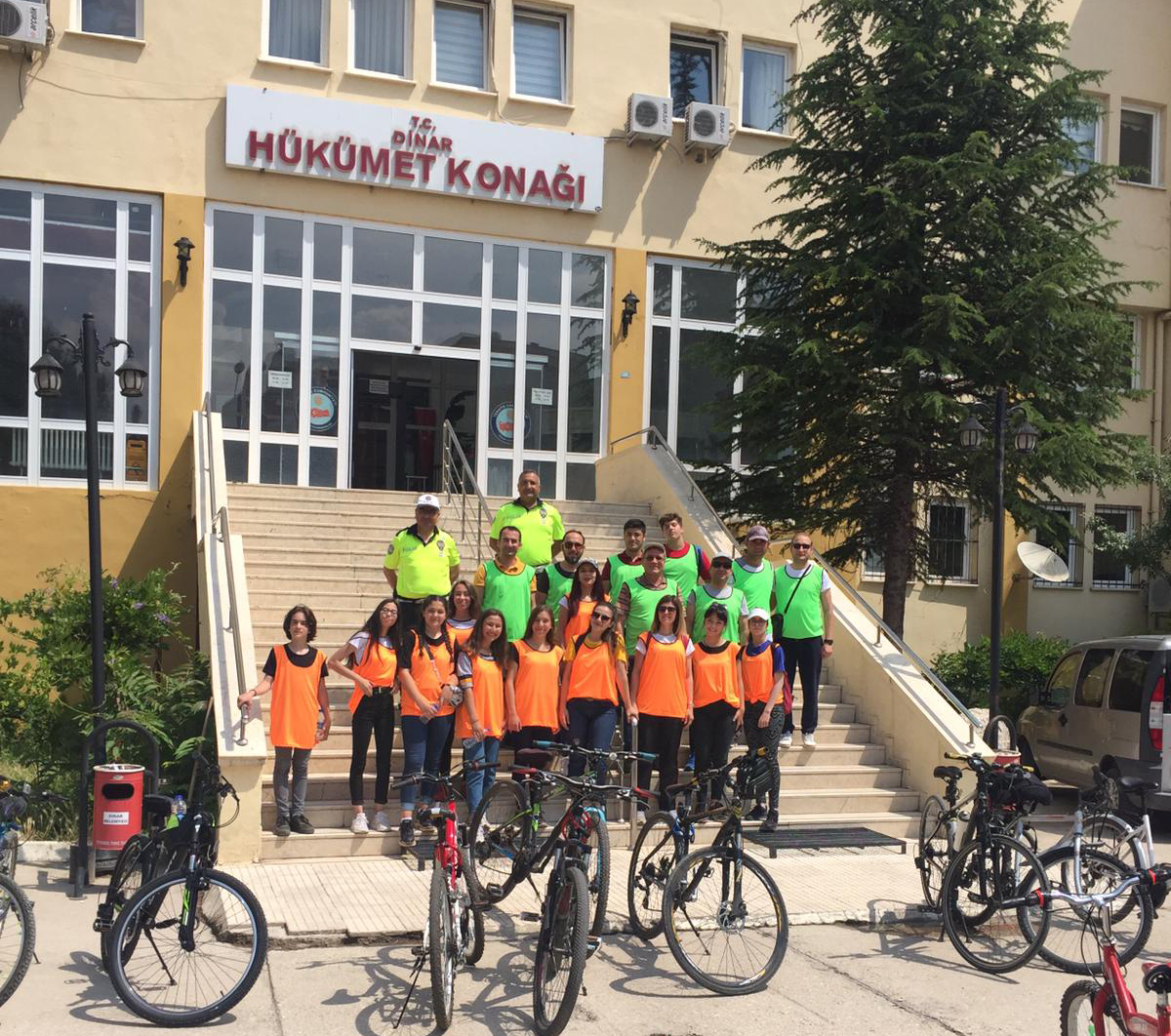 Dinar’da Sağlık İçin Pedalla Etkinliği Düzenlendi