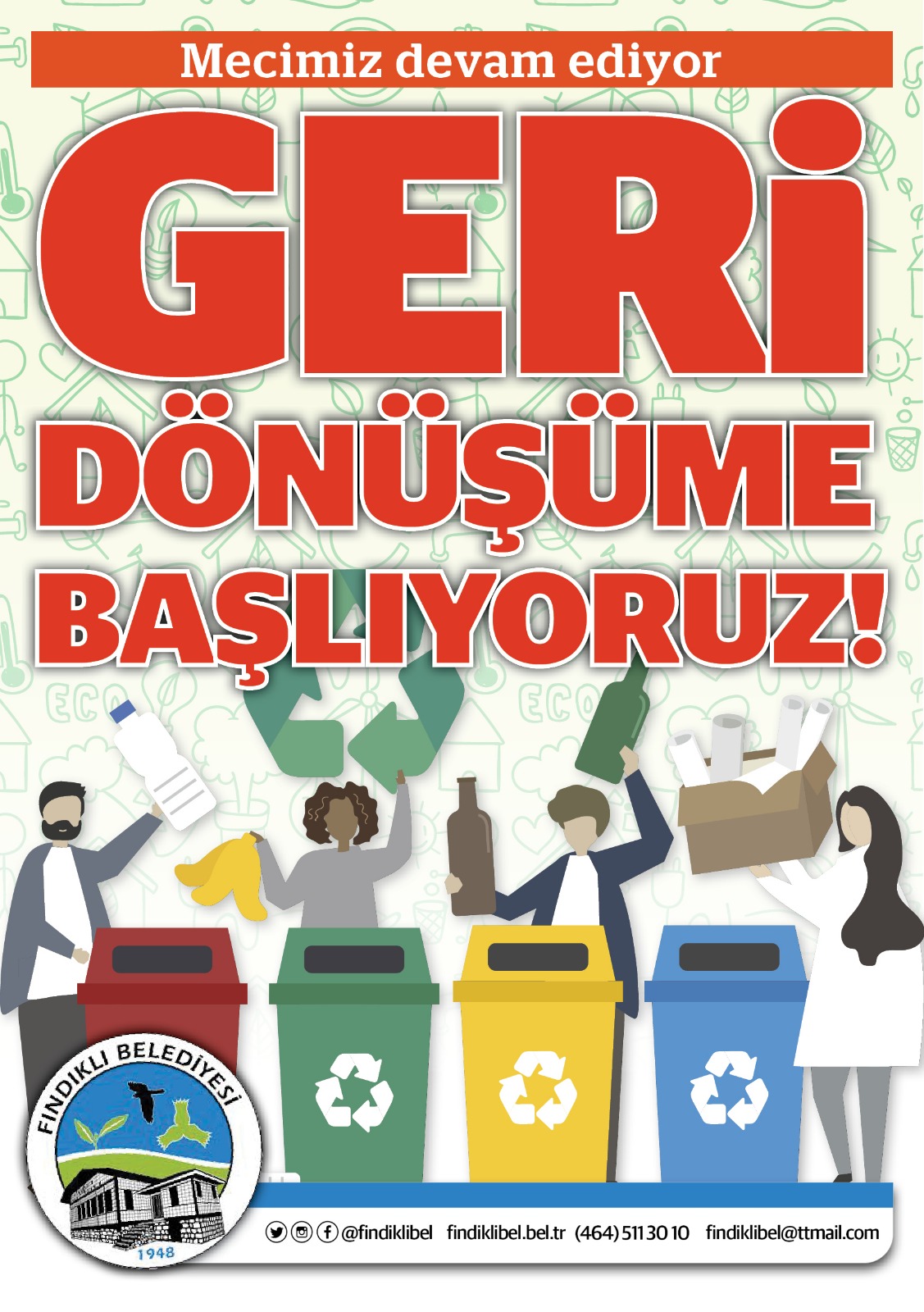 Fındıklı Belediyesinden Geri Dönüşüm Seferberliği
