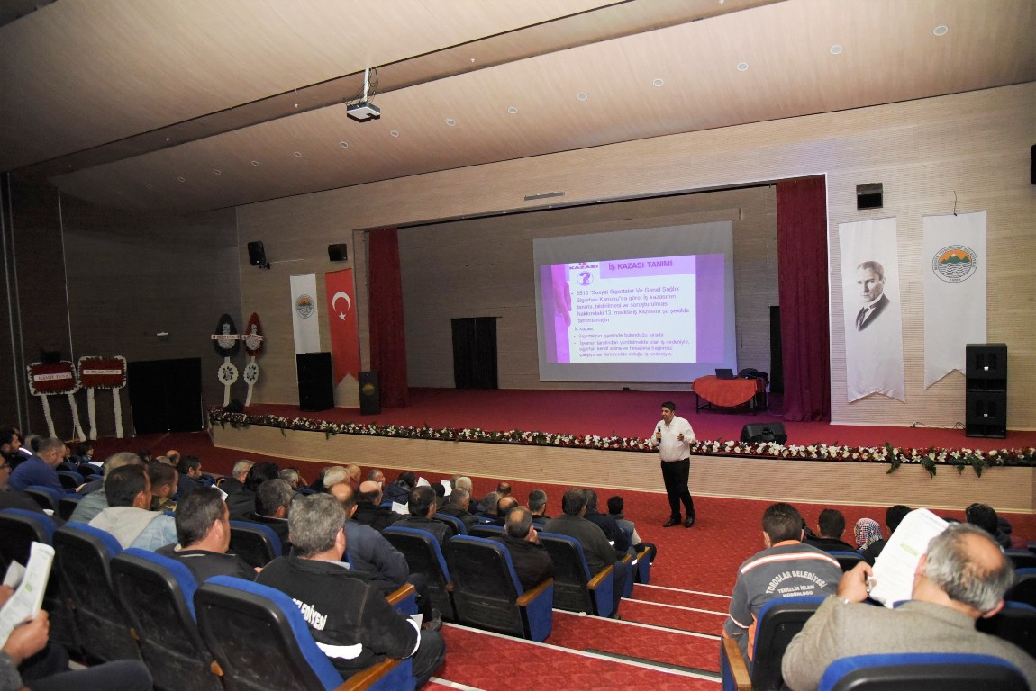 Toroslar Belediye Personeli, İş Güvenliği Eğitiminde