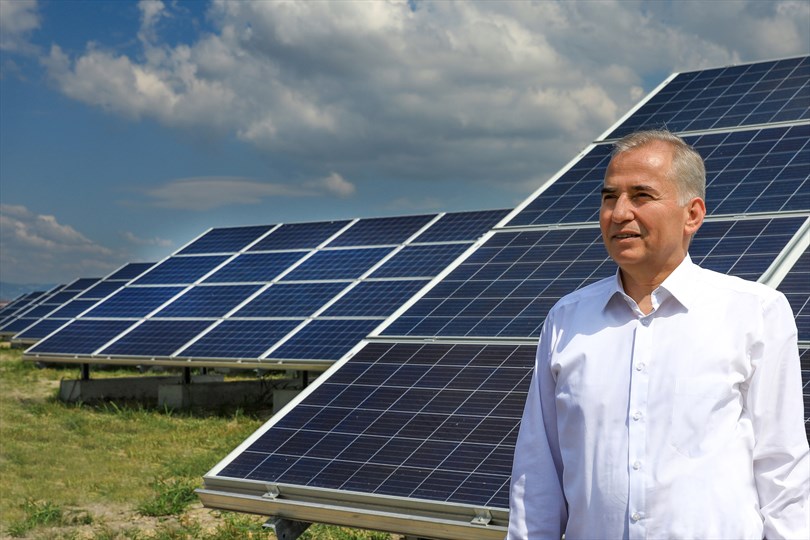 Denizli Büyükşehir Güneş Tarlalarından 2020'de Rekor Elektrik Enerjisi