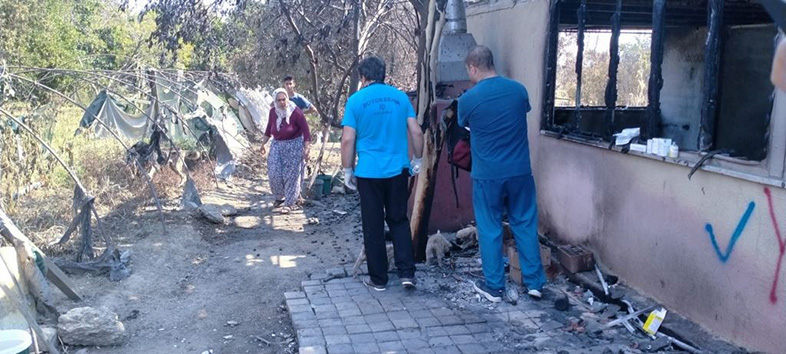 Yangından Etkilenen Hayvanlara Büyükşehir Şefkati