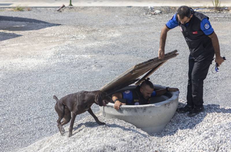 Onlar, Mersin İtfaiyesi’nin Sertifikalı Can Dostları