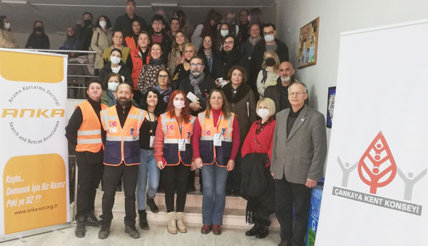 Çankaya Kent Konseyi'nden Afet Eğitimi