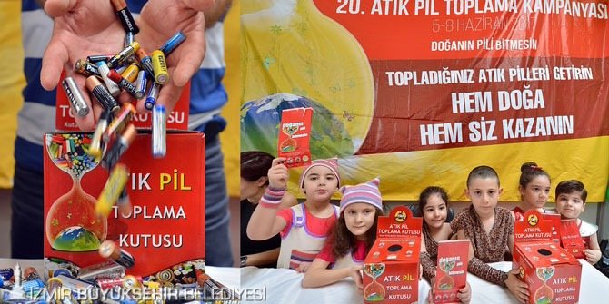 “Sıfır atık” İçin Piller Geri Dönüşüyor