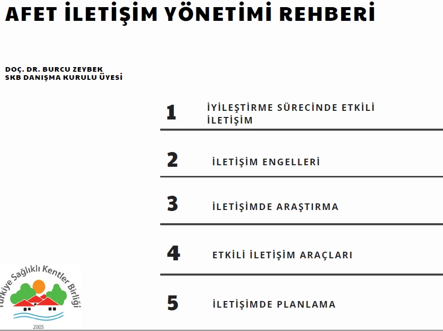 Afet İletişim Yönetimi Rehberi Yayınlandı